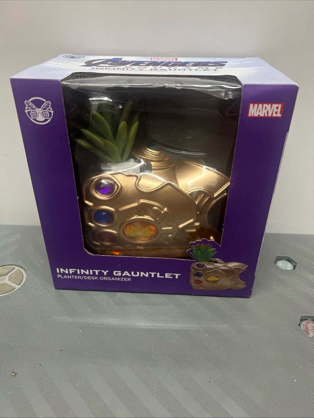 Culturefly Marvel Avengers Endgame Infinity Gauntlet Planter Desk Organizer